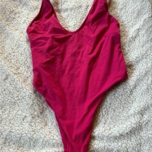 Zara Bold Red Swimsuit